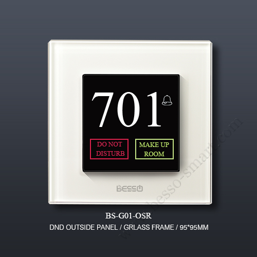HOTEL ROOM DND DOORBELL PANEL BS-G01-OS2R