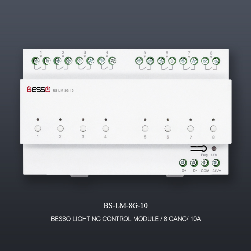 8 GANG 10A LIGHTING CONTROL MODULE