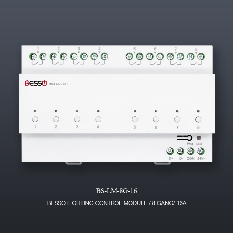 8 GANG 16A LIGHTING CONTROL MODULE