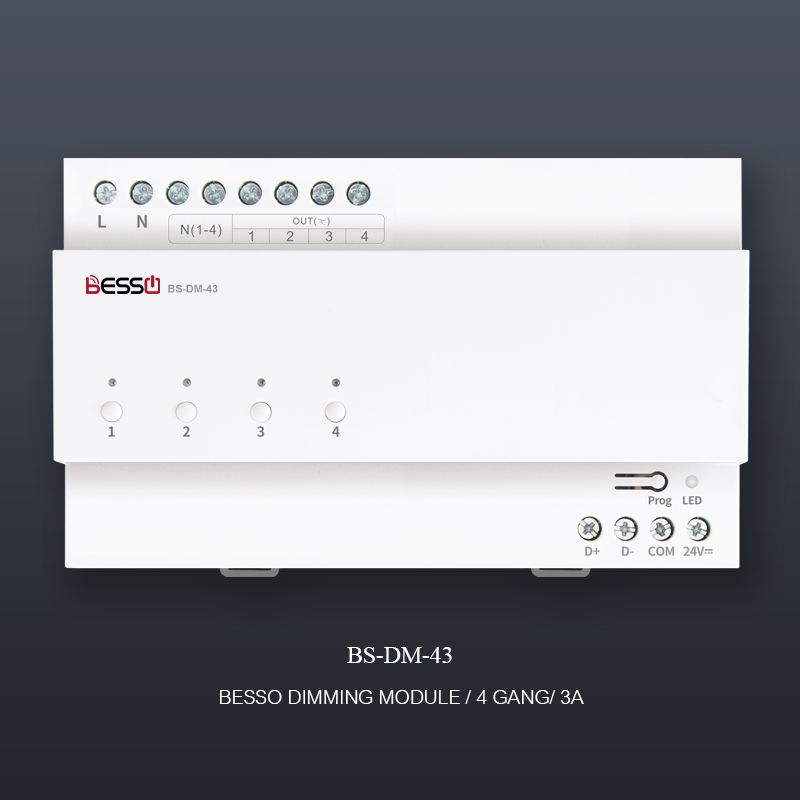 4 GANG 3A TRAILING EDGE DIMMING MODULE